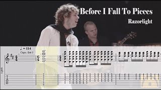 Before I Fall To Pieces - Razorlight | Guitar Tab