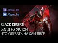 Black Desert: Билды на уклон. Во что одеваться на хай лвле?