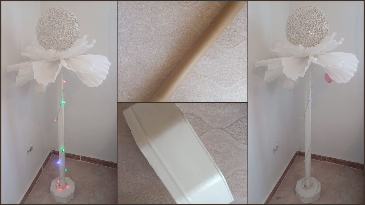 إصنعها بنفسك#أباجورة #making lampshad  #diy