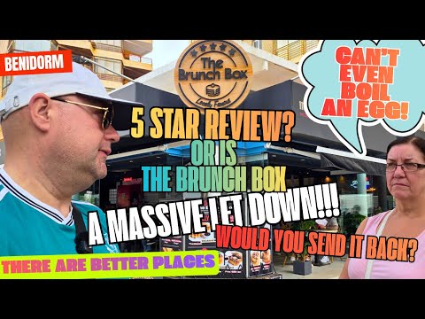 5 Star Rated Breakfast Or MASSIVE Let Down The Brunch Box In Benidorm