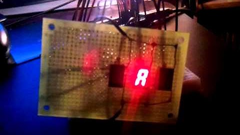 7セグメントを表示させてみた。arduinoを利用