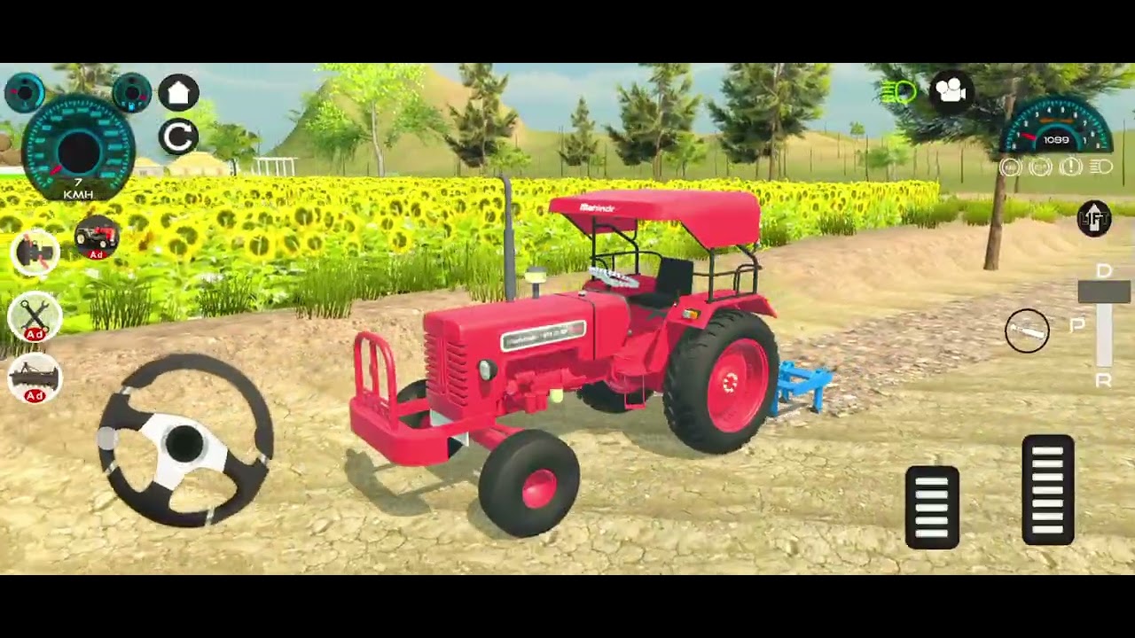 Mahindra 475 Tractor 🚜 | Farming Tractor Simulator | Indian Tractor 3D | Android Gameplay