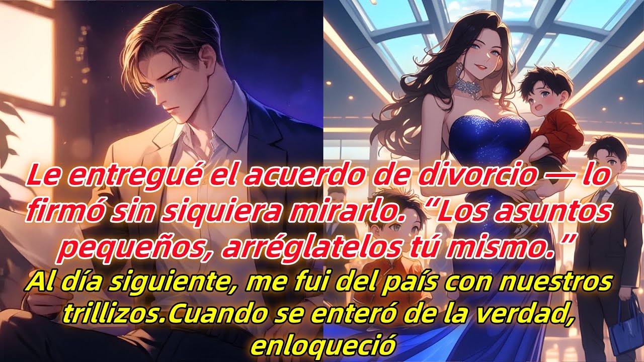 Le di el acuerdo de divorcio y lo firmó sin mirar — “Los asuntos pequeños arréglatelos tú mismo.”