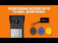 Register access keys to GOLMAR 's SOUL door panel