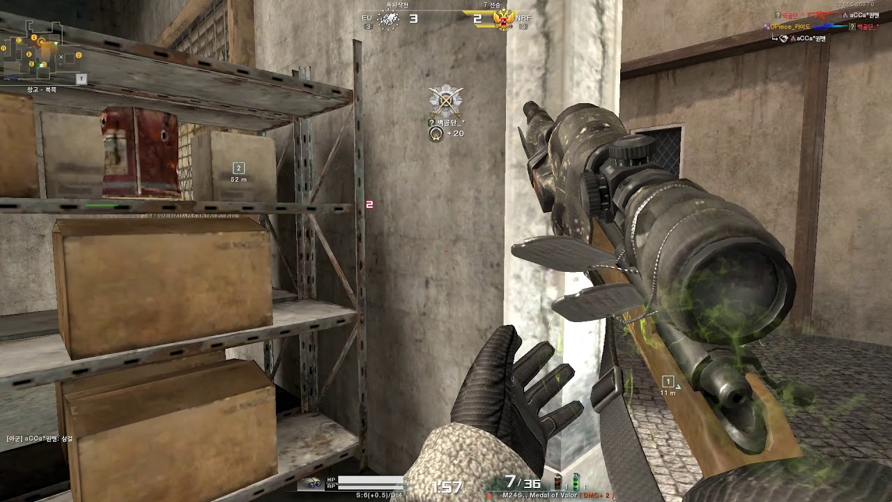 [Aliance of Valiant Arms] AVA Sniper M24S Medal of Valor All kill (1080p 60i)