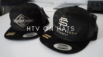 Applying Heat Transfer Vinyl (HTV) On Hats with a Hat Press