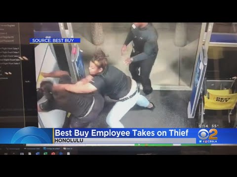 Best Buy Employee Takes On Thief