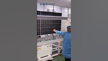 Unveiling the Fully Automated Production Line of Photovoltaic Panels!#smartfactory #solarpanels