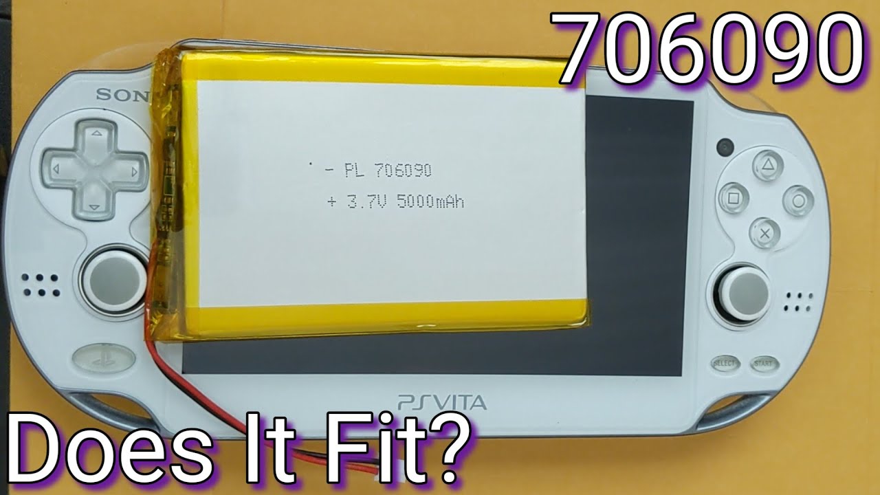PS Vita 1000 Battery Mod Upgrade Replacement 706090 