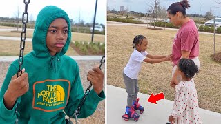 Bully Makes LITTLE Boy Fall Off His New Skates, What Happens Is Shocking