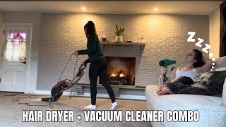 Relaxing Hair Dryer and Vacuum Cleaner Sound Combo For Deep Sleep