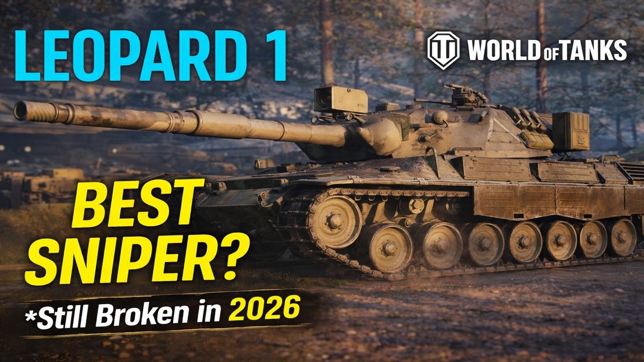 Leopard 1 The best sniper World of tanks YouTube