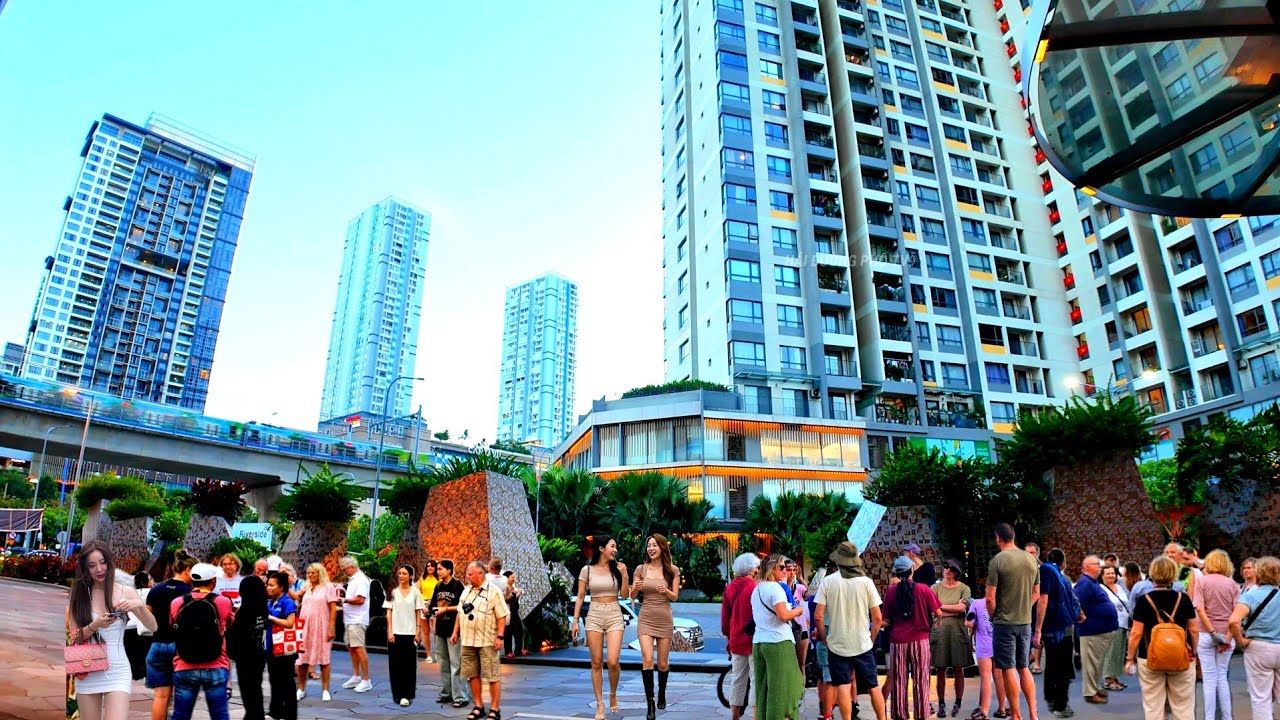 CHOÁNG NGỢP KHU NHÀ GIÀU TRIỆU ĐÔ Ở SÀI GÒN ĐẸP NHƯ NƯỚC NGOÀI |WALKING THAO DIEN HO CHI MINH CITY 