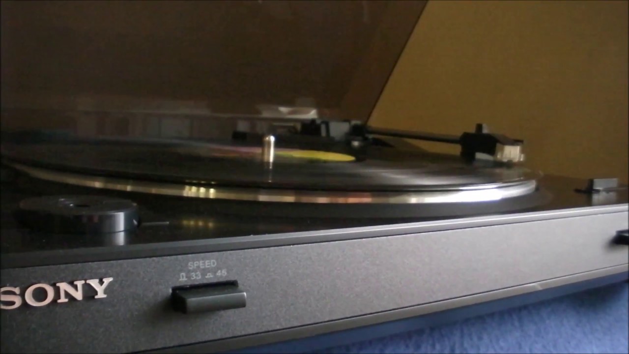 Sony PSLX300USB Belt Drive Turntable, Preamp/USB Outputs___ sn