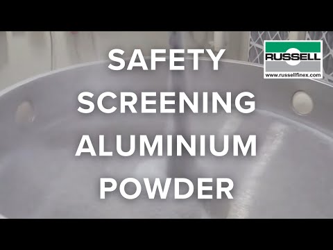 Safety screening aluminium powder - Finex Separator™