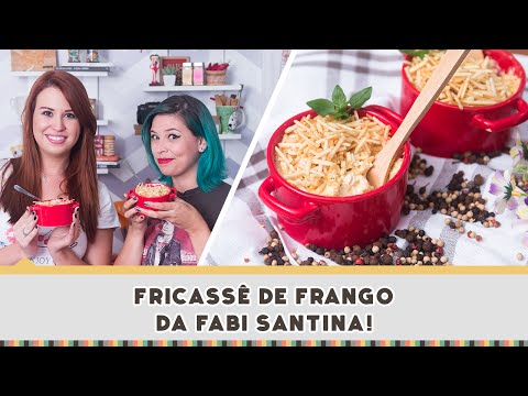 COMO FAZER FRICASSÊ DE FRANGO feat Fabi Santina (Receita rápida e fácil) - Receitas de Minuto #260
