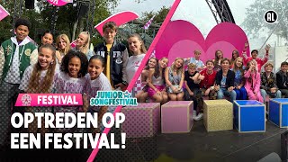 #14 OPTREDEN OP EEN FESTIVAL! 🎡🎤 | JUNIOR SONGFESTIVAL 2023 🇳🇱