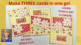 3 LAYERED & ANGLE CUT SPRING CARDS