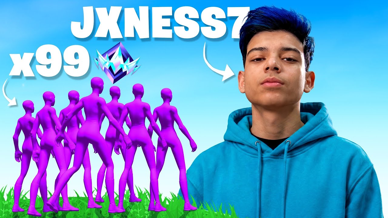JXNESS7 vs 99 SURREAIS no FORTNITE! 😱