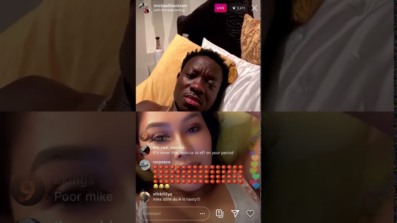 Michael Blackson Instagram Live Video F Ckin On The Periods 😂😂😂💯 Youtube