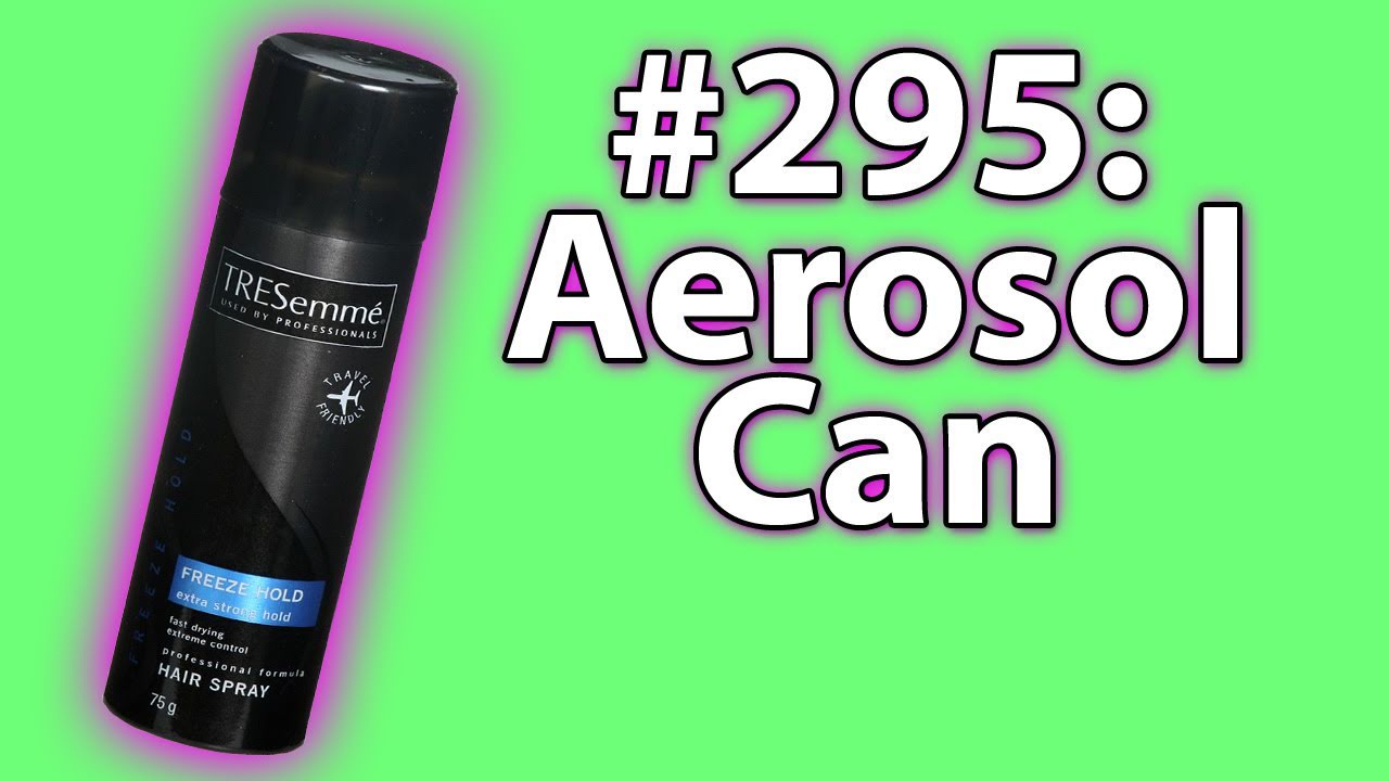 can you bring small aerosol hairspray on plane