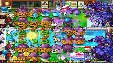 Plants vs. Zombies - Survival Endless (Pool) Cobless Strategy