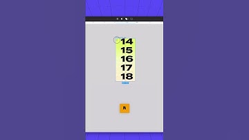 Thumbnail of Creating a Numbers Scroll Animation in Figma: Step-by-Step Tutorial