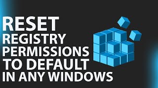 How to reset the entire registry permissions to default in any Windows screenshot 4