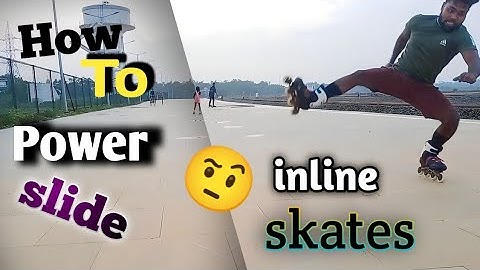How to power slide on inline skates skating slide #hriday skater 07 #🇮🇳