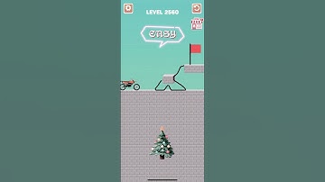 Draw bridge puzzle game level 2560🎄 #drawing #game #Shorts