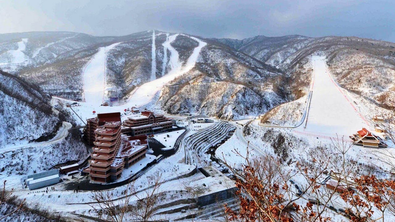 ski trip north korea