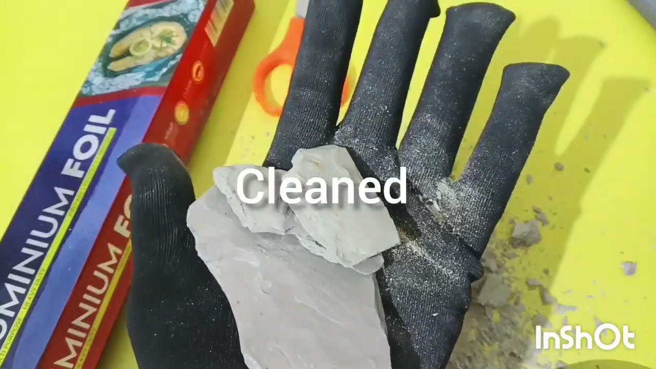 Multani Mitti Pieces Roasting & Cleaning | Deep Crunch Therapy for Mind Relaxation