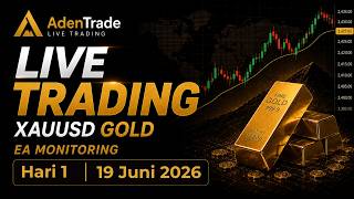 LIVE FlowGrid EA | Auto Trading XAUUSD | M1 | Hari 1 | 19 Juni 2026