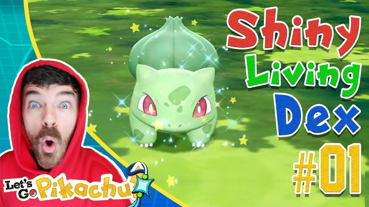 BULBASAUR SHINY HUNTING! Pokemon Let's GO Shiny Living