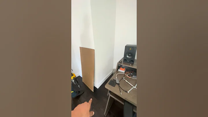 Recording Studio Install Setup with 9 of our 4” & Triangle Fabric All Broadband Bass Traps!