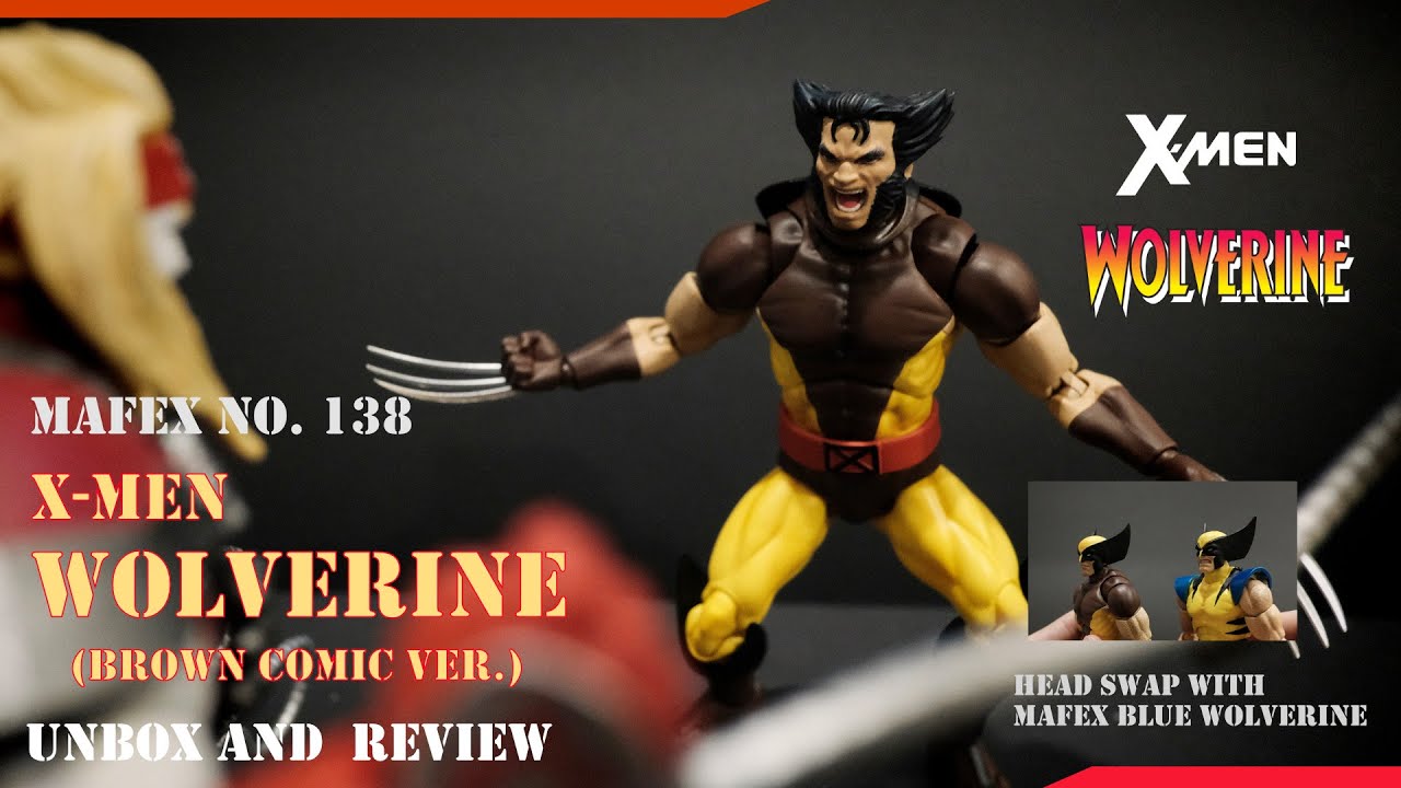 MAFEX Mafex X-MEN Wolverine Brown Comic Ver. No.138 Review! And