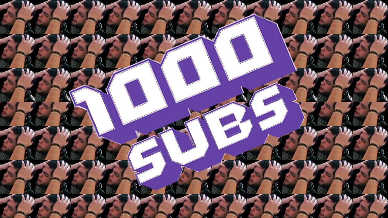 Twitch subs. 1000 Онлайна на Твич.