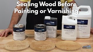 Sealing Wood for Varnish