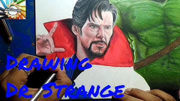 Drawing Benedict Cumberbatch as Doctor Strange Extended version