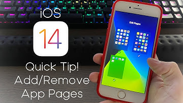 iOS 14 Quick Tip! - Add/Remove App Pages!