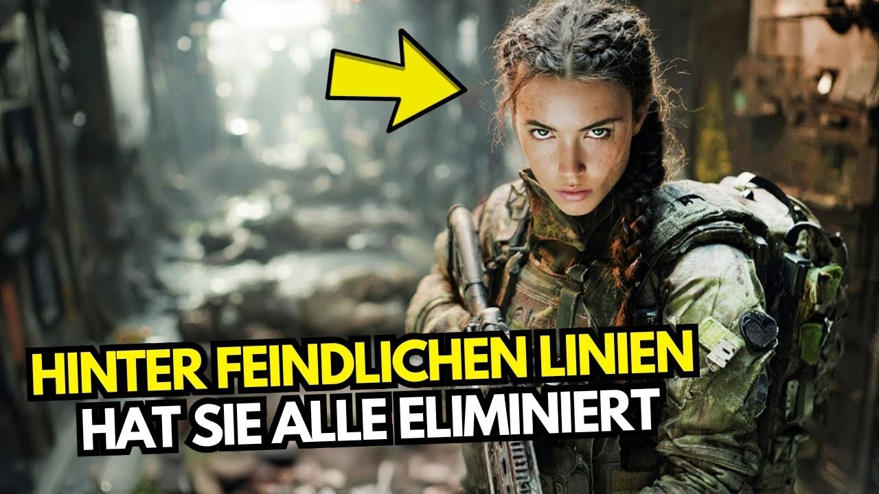 Sie wurde hinter feindlichen Linien gefangen – dann begann sie, einen nach dem anderen auszuschalten