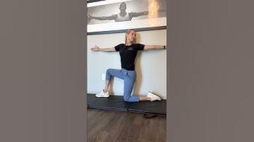 Wall Open Book Stretch