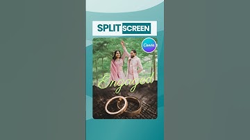 Split Text Image Canva #canvahack #canvatutorial