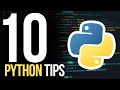 10 ULTIMATE Python Tips 🔥