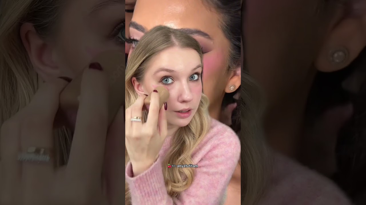 макияж куклы (техника румян) 🎱 мой тг: anyatutitam