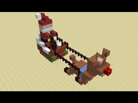 Santa's Flying Sleigh in Minecraft - YouTube