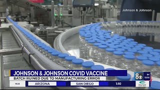 Full Johnson & Johnson COVID vaccine batches ruined due to manufacturing error Update
