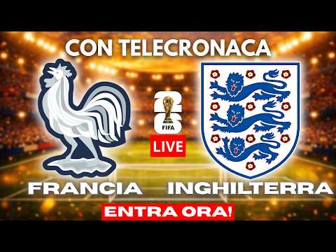 Video FRANCIA vs INGHILTERRA in DIRETTA con TELECRONACA | FINALE 3° POSTO LIVE