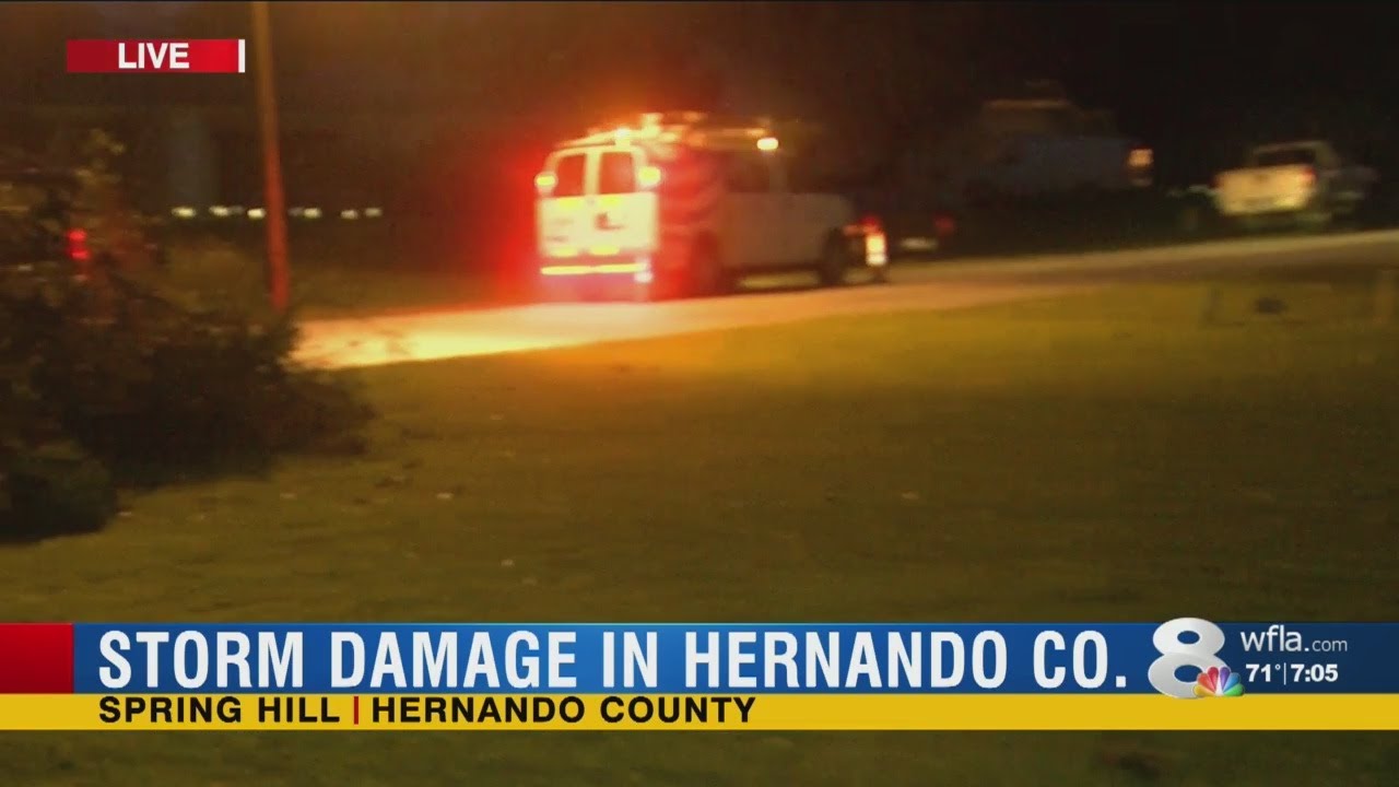 Spring Hill tornado 7pm YouTube