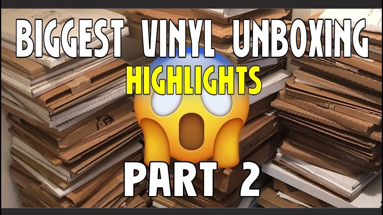 BIGGEST Vinyl Record Unboxing Of ALL TIME: Highlight Reel [PART 1